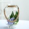 2 pcs 9.5-Inch tall Clear Glass Hanging Votive Candle Holder Vases Centerpieces